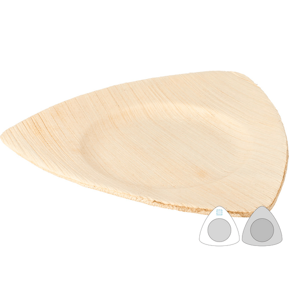 Areca Triangular Dishes